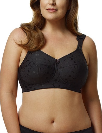 Elila Jacquard Soft Cup Bra, NUDE