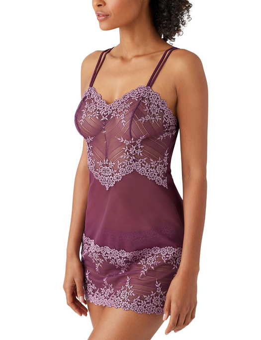 Buy Wacoal Embrace Lace Chemise - Green At 30% Off