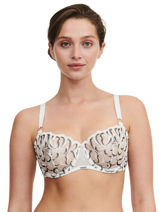 Chantelle Fleurs Lace Unlined Demi Bra