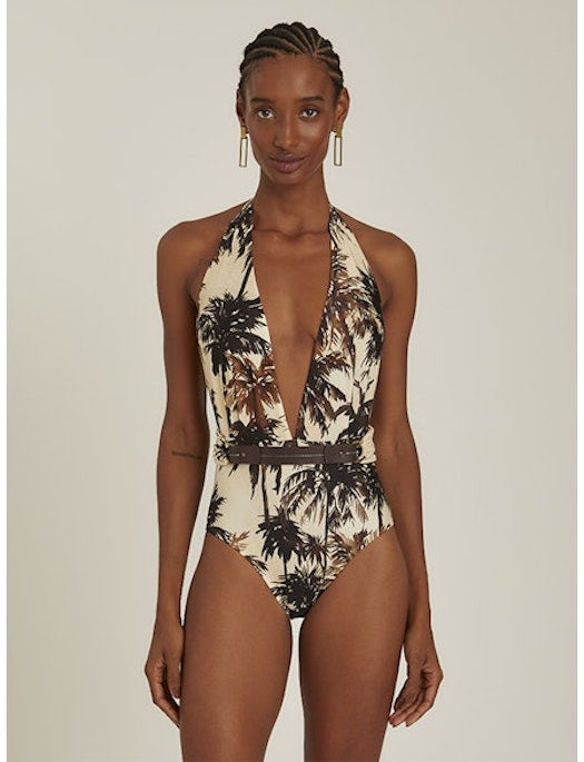 Lenny Recycled Halter One Piece