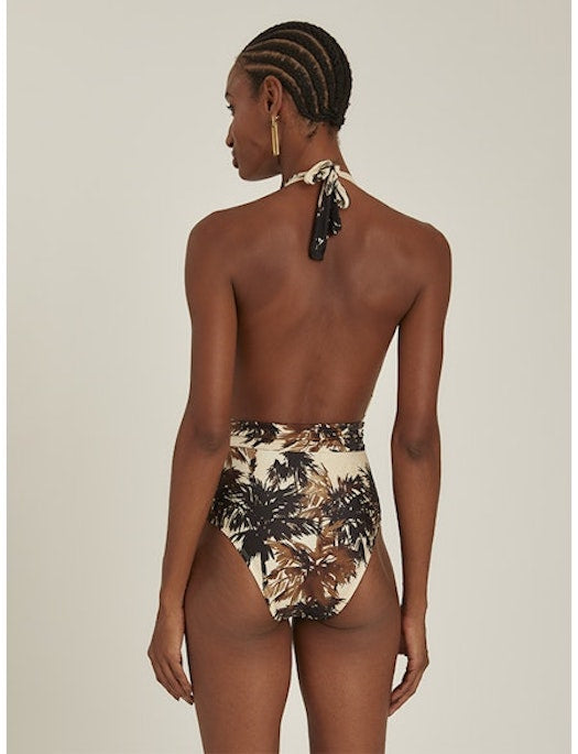 Lenny Recycled Halter One Piece