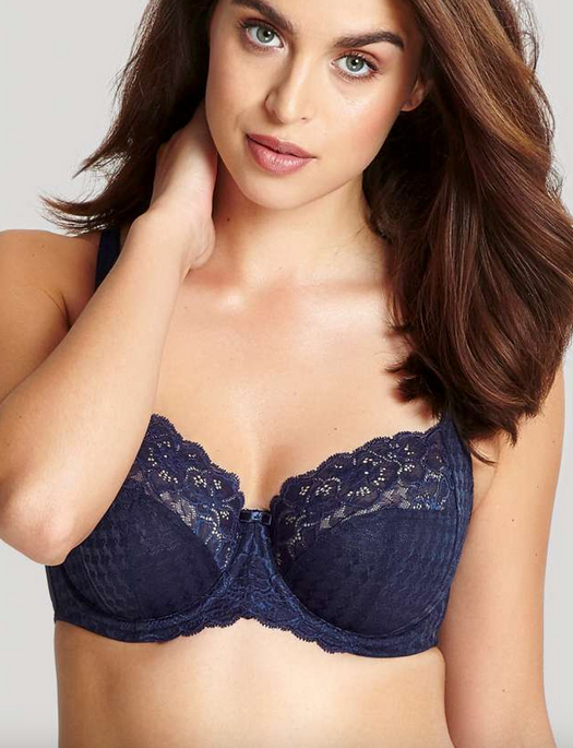 Panache Envy Balcony Underwire Bra, NAVY