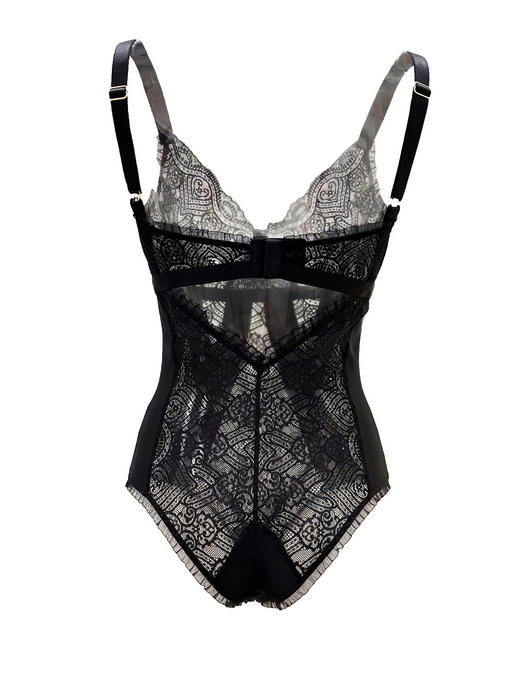 Carol Coelho Paradox Dark Light Lace Cascade Bodysuit