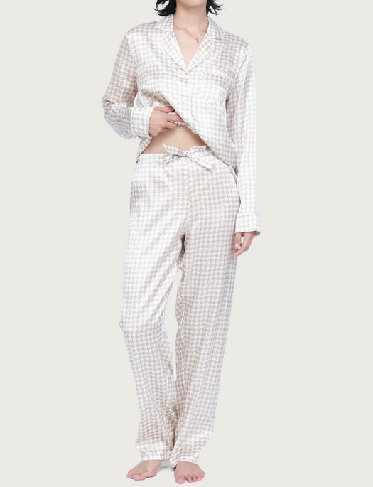 Ginia Fine Finishes Silk Pajama Set