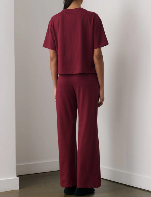 Skin Organic Pima Cotton Essentials Cali T-Shirt and Christine Pant Set