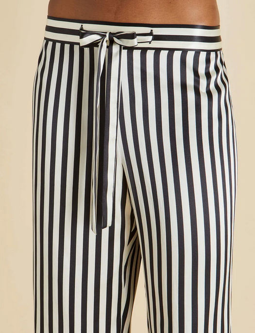 Olivia von Halle Lila Nika Stripe Silk Pyjama