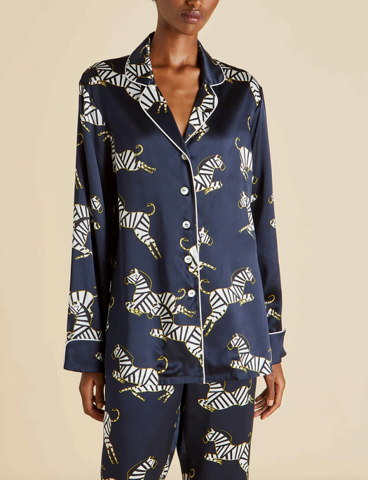 Olivia von Halle Lila Zizi Silk Pyjama