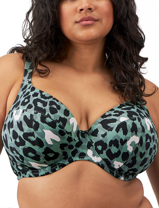 Elomi Swim Jungle Bay UW Plunge Bikini Top