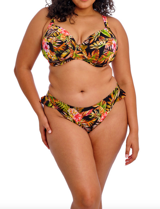 Elomi Swim Tiger Valley Plunge Bikini Top