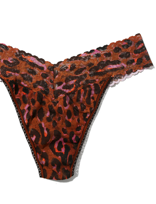 Hanky Panky Printed Signature Lace Low Rise Thong