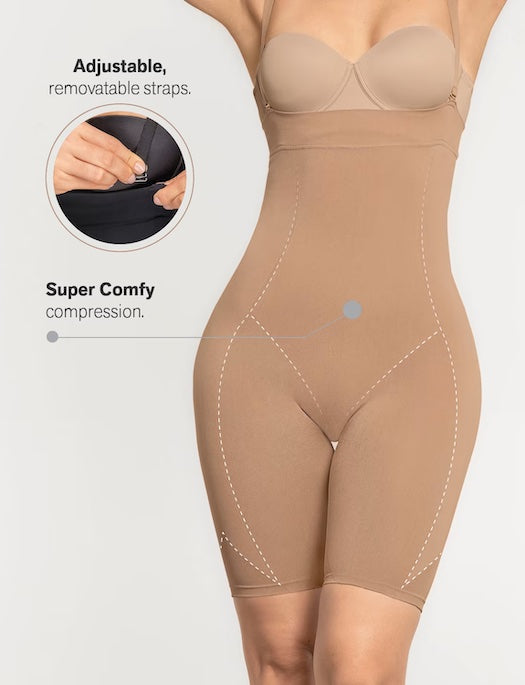 Leonisa Invisible Strapless Bodysuit Shaper