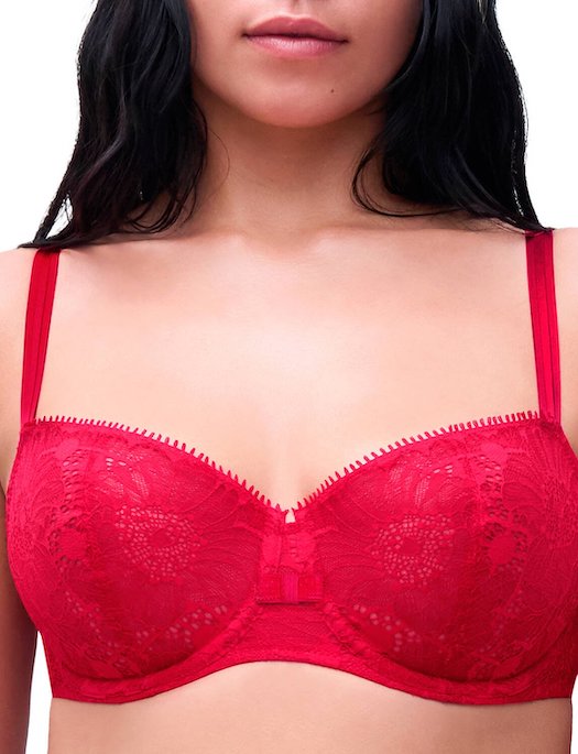 Chantelle Day to Night Lace Unlined Demi Bra