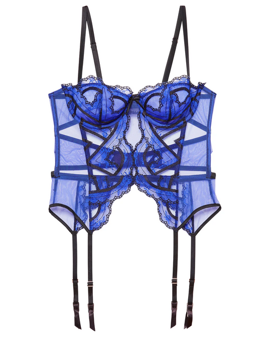 Fleur du Mal Marilyn Rose Cup Bustier – Top Drawer Lingerie