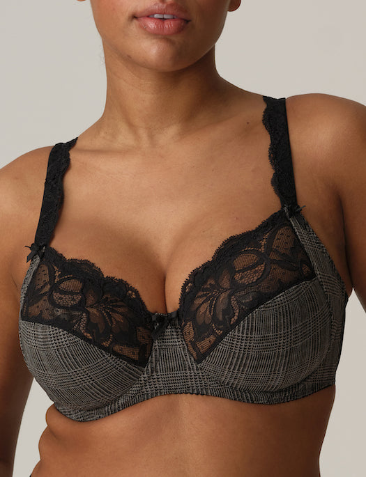 Prima Donna Madison Full Cup Bra, F-H Cups, BLACK TAILOR