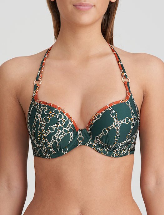 Pour Moi Heatwave Halter Bikini Top Tahiti Green – Brastop US