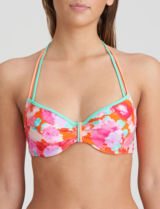 Elomi Swim Party Bay Plunge Bikini Top  Bras Galore – Bras Galore -  Lingerie and Swimwear Specialist