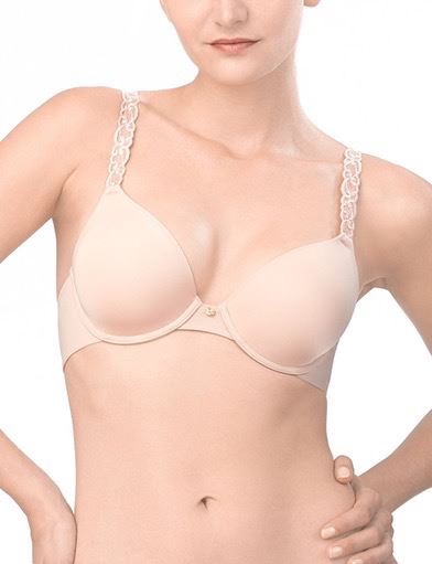 Natori Feathers Contour Plunge Bra in Sunset Coral FINAL SALE (30% Off) -  Busted Bra Shop