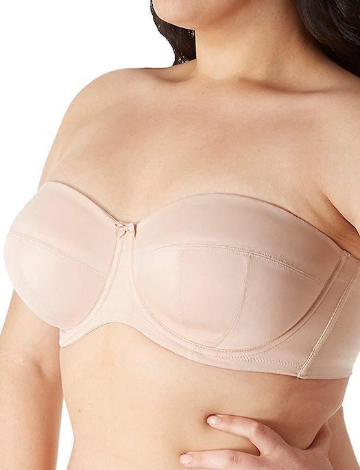Panache Moulded Strapless Convertible Bra 28F Nude 3370