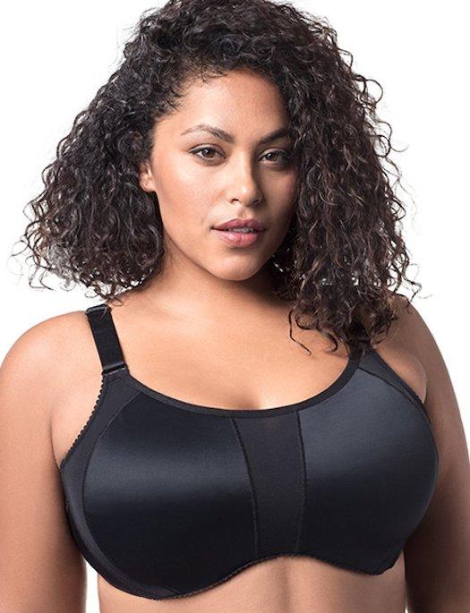 Elila Zaylee High Impact Underwire Sports Bra BRA - BASIC - SPORTS ELILA BLACK 40K 