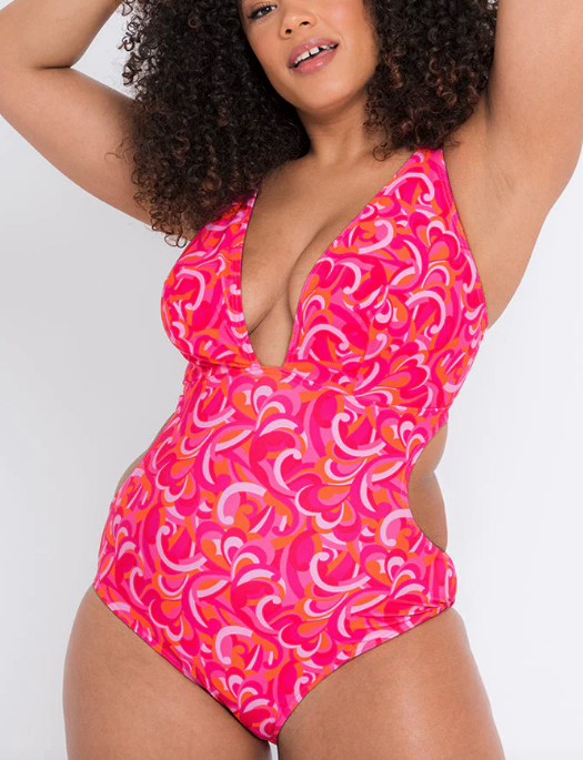 Curvy Kate Swim Retro Wave Nonwire One Piece Swimsuit – Top Drawer Lingerie